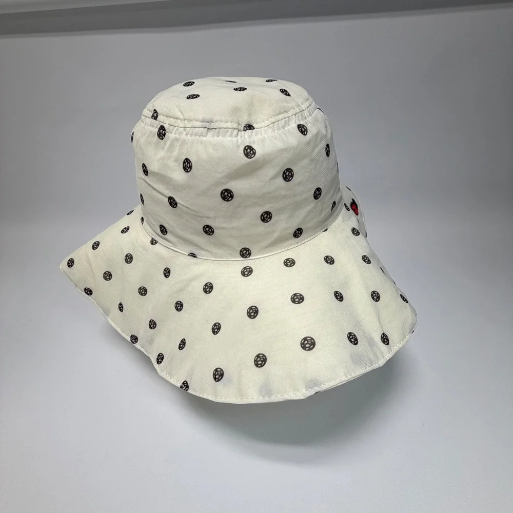 Disney Parks Minnie‎ Mouse Polka Dot Bucket Hat Cream Adult